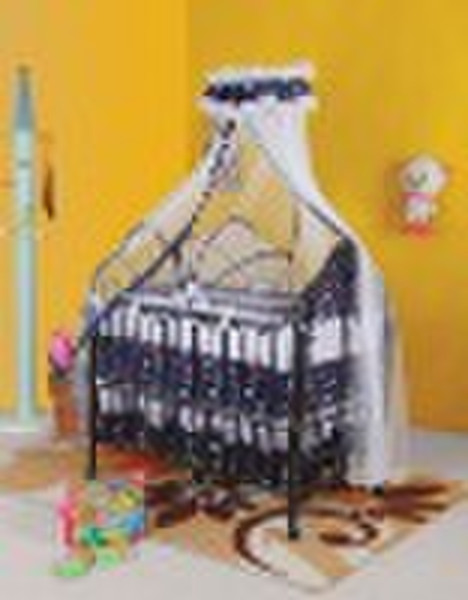 Metal baby bed,Palace mosquito net,European style