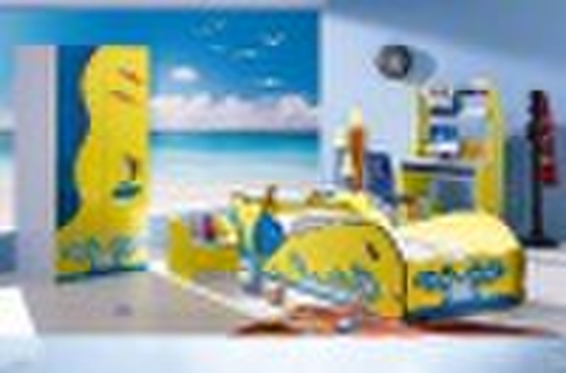 Schöne Cartoon Delphin Form Kids Bed