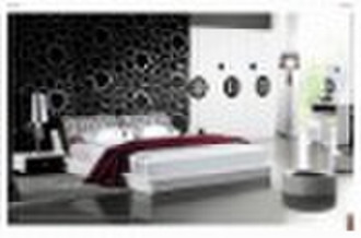 Plain Color Bedroom Suite with Soft Headboard