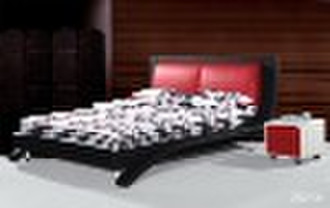 soft leather twin size bed