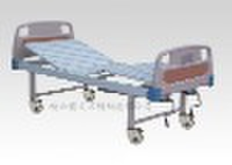 movable tri-cranked manual bed