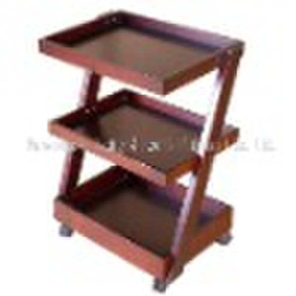 wooden massage trolley 3912