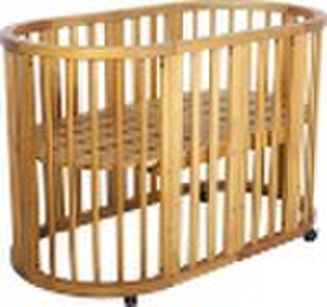 wooden convertible baby crib (HFL-009)