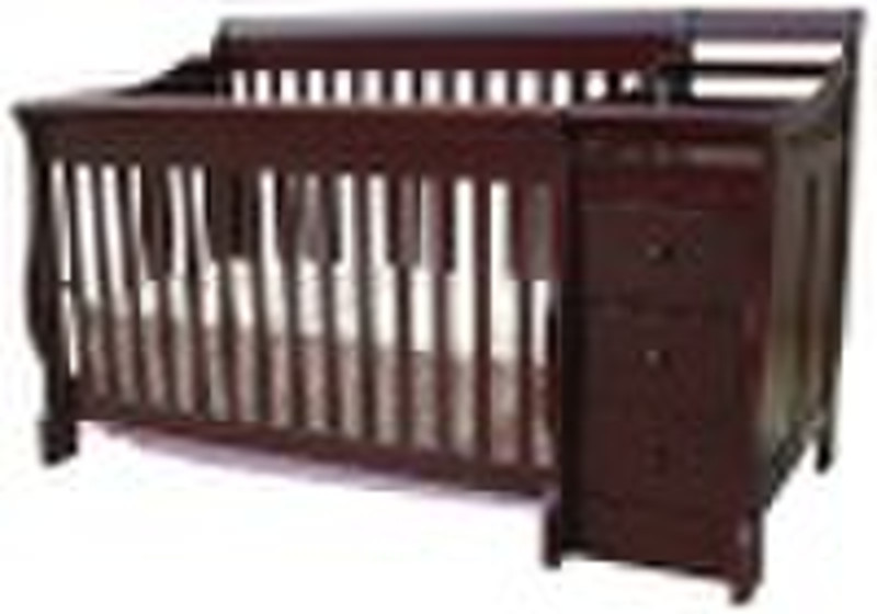 baby wooden crib