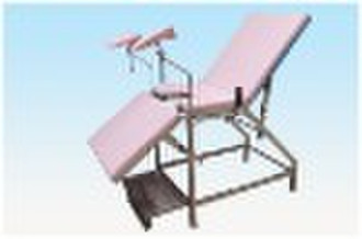 Stainless steel gynecology inspection bed