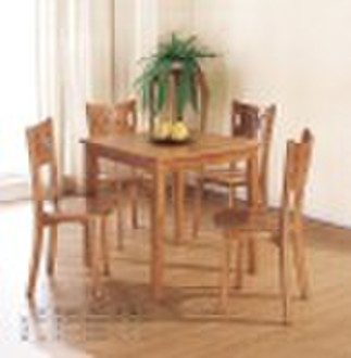 rubber wood table/rubber wood chair