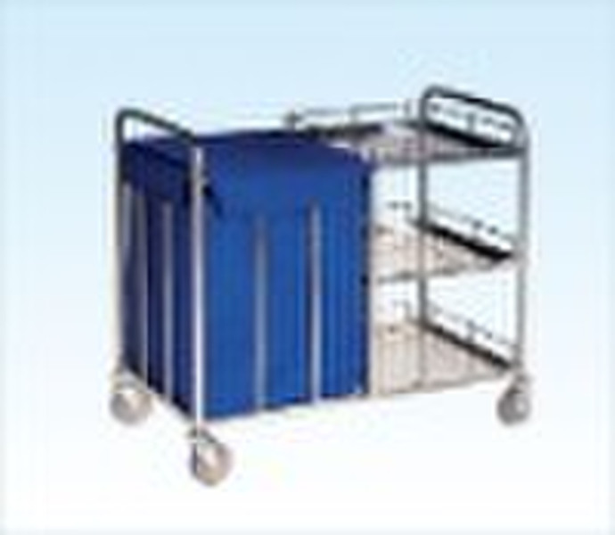 Stainless steel trolley for treatment F-16  medica