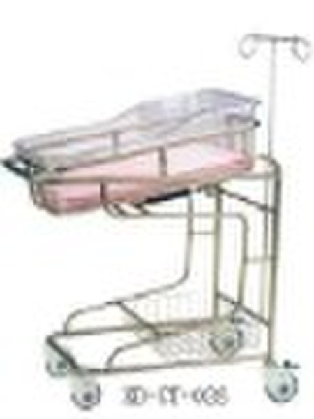 Stainless steel medical trolley ( baby trolley )