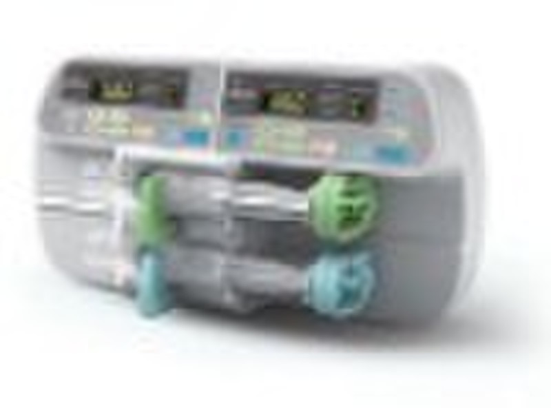 syringe pump with two channel