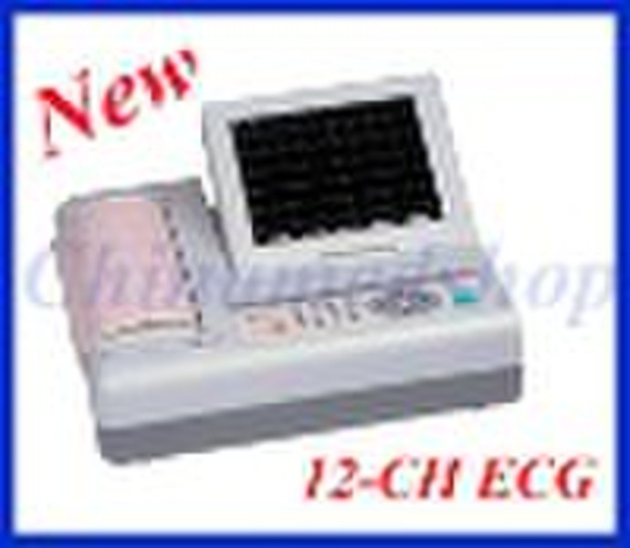 Digital 12-channel Electrocardiograph/EKG Machine/