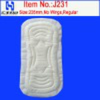 230mm Regular Sanitary Napkin without Wings