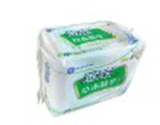 Ice dry sanitary napkin with mint extract