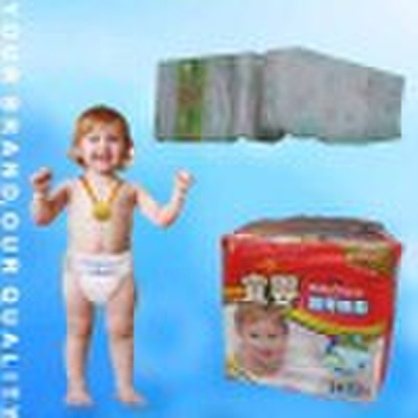 Soft breathable baby diapers