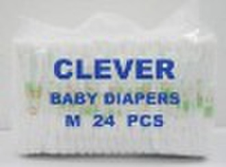 Soft baby diapers