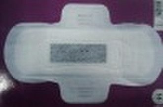 Activated carbon chip sanitary napkin