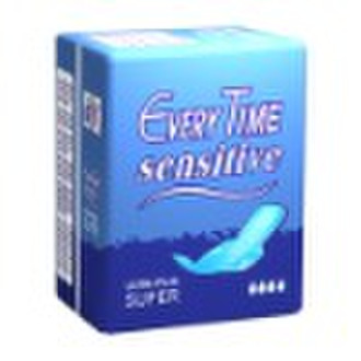 disposable feminine sanitary napkin