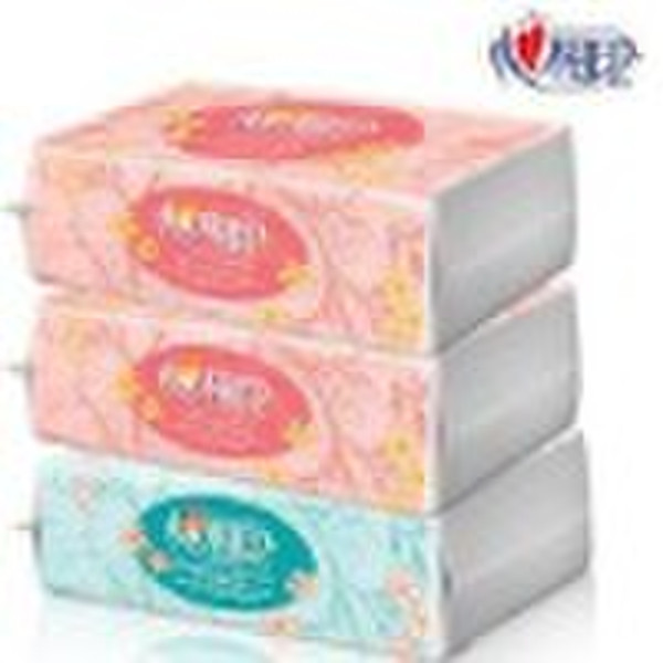 Ultra soft facial tissue