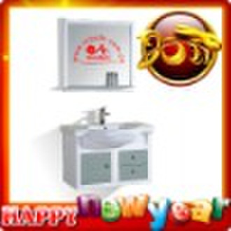 white pvc bathroom cabinet