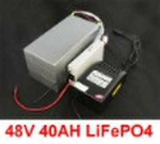 48V 40Ah LiFePO4 battery pack for e-bike,Lithium b