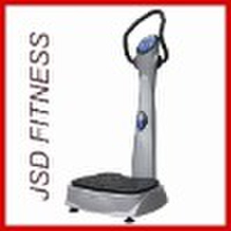 Fitness training vibration plate with double motor