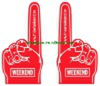 Cheering sponge hand