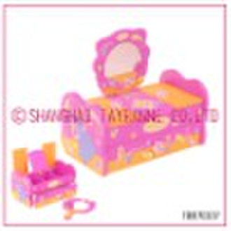 Love princess dressing box with hand mirror