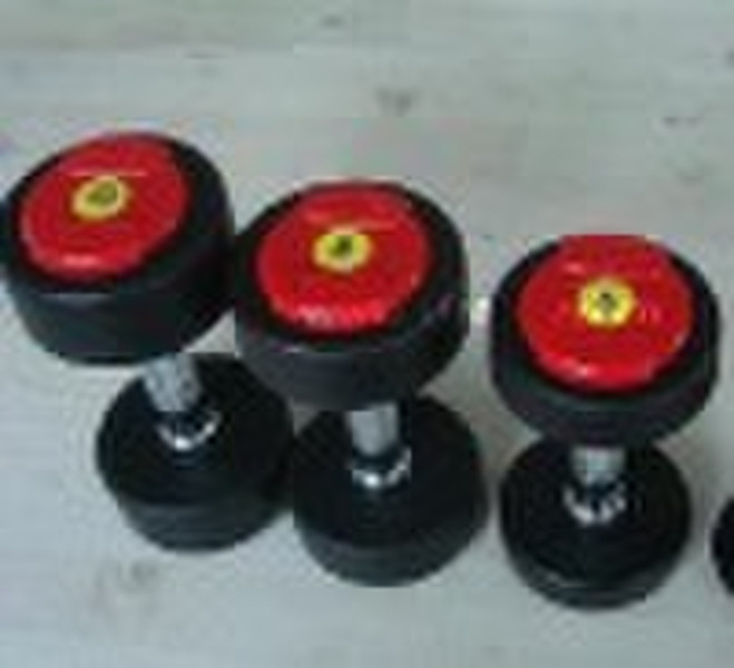 rubber coated dumbbell