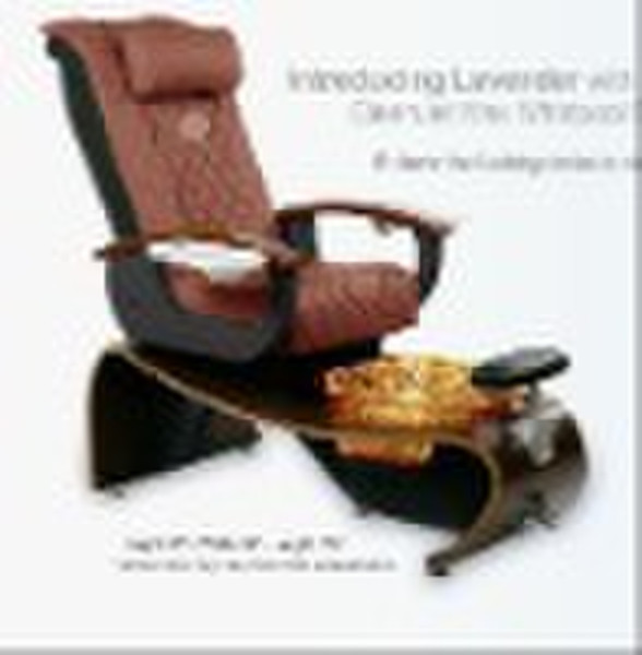 burgundy pedicure spa massage chair with CE ETL