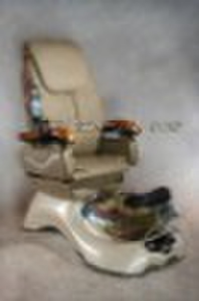 luxury spa pedicure chair with glass bowl for beau