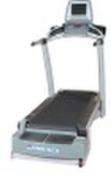 Treadmill with workout TV