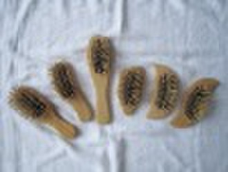 wooden hair brush