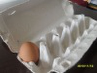 white paper pulp egg tray