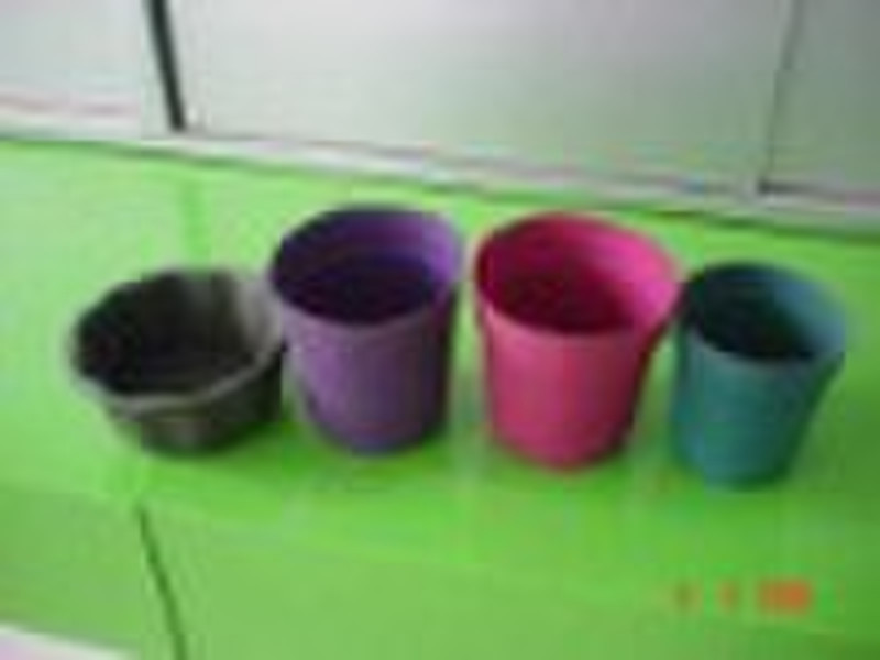 colored paper basin in agricultural