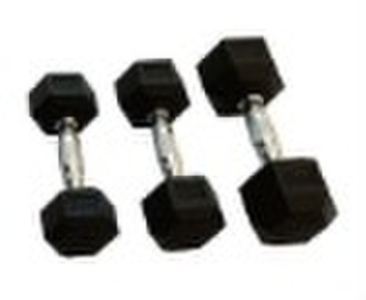 AB047 HEX RUBBER DUMBBELL