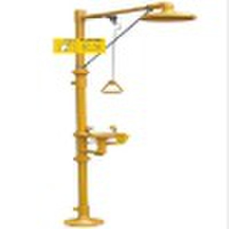 Emergency shower and eye washer