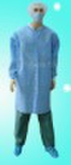 Nonwoven lab coat