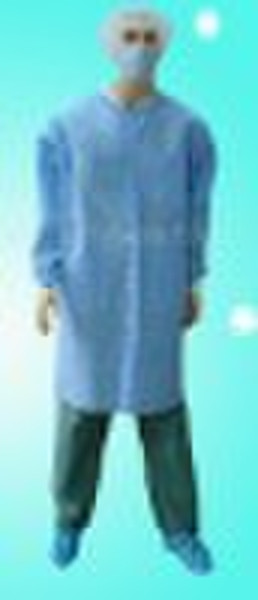 Nonwoven lab coat