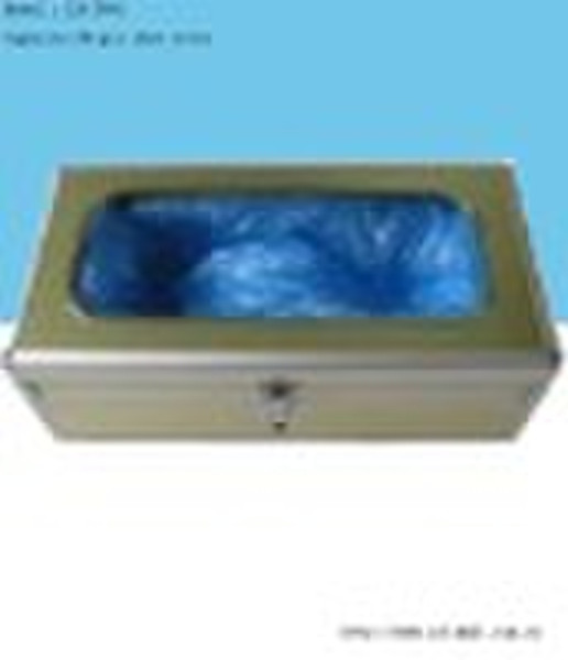 Shoe cover dispenser with 100pcs shoe covers/time