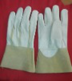 pig grain leather working gloves