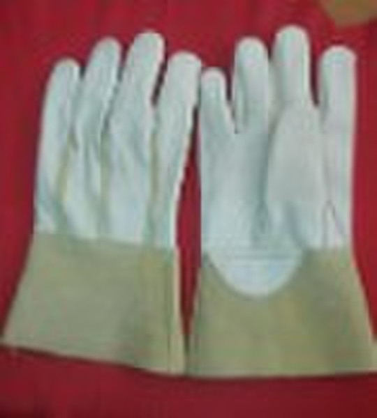 pig grain leather working gloves
