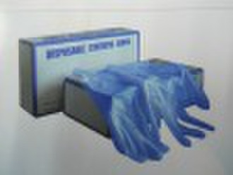 vinyl gloves  blue