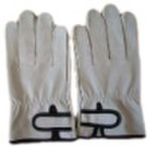 Leather driver gloves