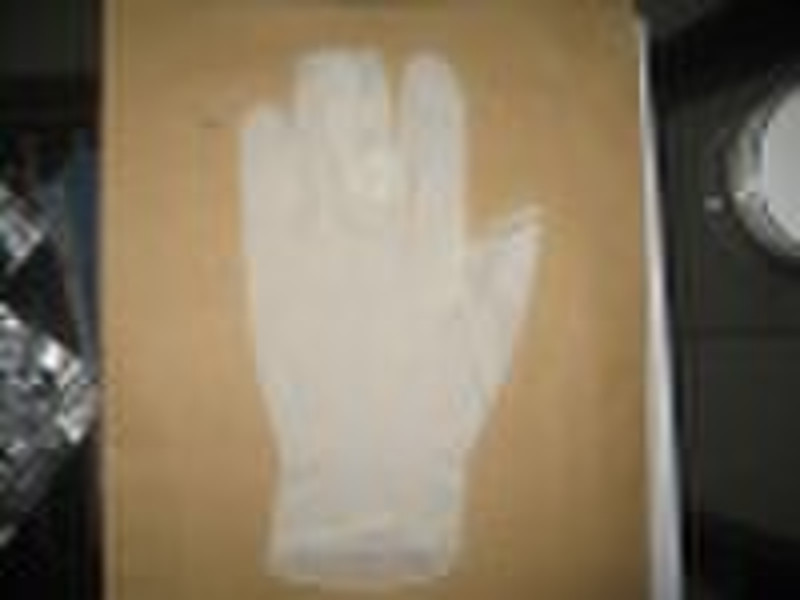 White Nitriel Gloves