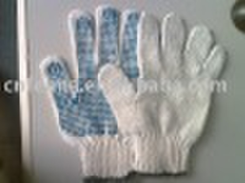 pvc dotted work glove