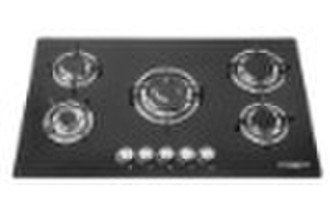 5-burner Gas Hob/Stove (glass panel/CE Certificati