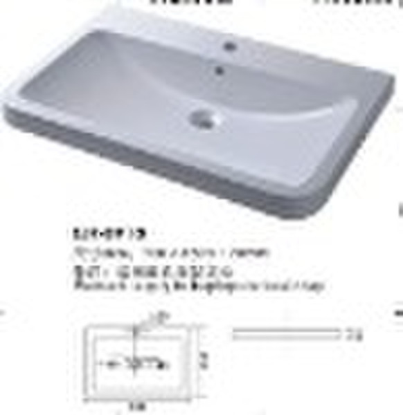 artificial stone resin basin, cast acrylic basin,