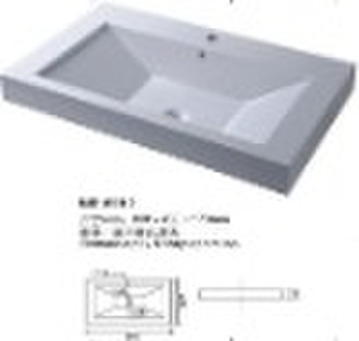 artificial stone resin basin, cast acrylic basin,