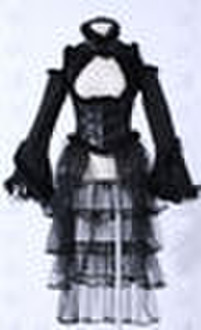 Gothic Punk-Lolita-Mode-Trägershirt 21059BK von R