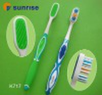 China new design tongue cleaner adult toothbrush