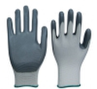 13G Nylon Knitted Nitrile Coated Work Glove